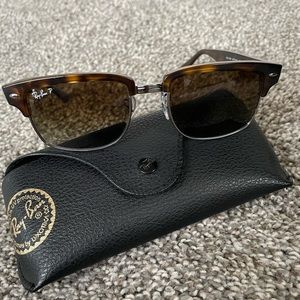 Ray ban polarized sunglasses with case